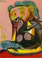 Femme accoudee 2 1938 Kubismus